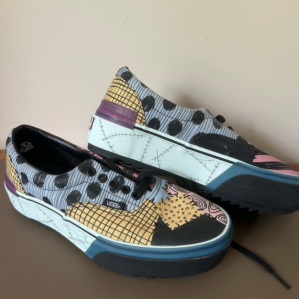 NWOT Nightmare Before Christmas Platform Vans - Sally Design